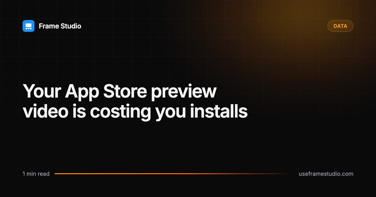 An App Store product page showing a preview video alongside static screenshots.